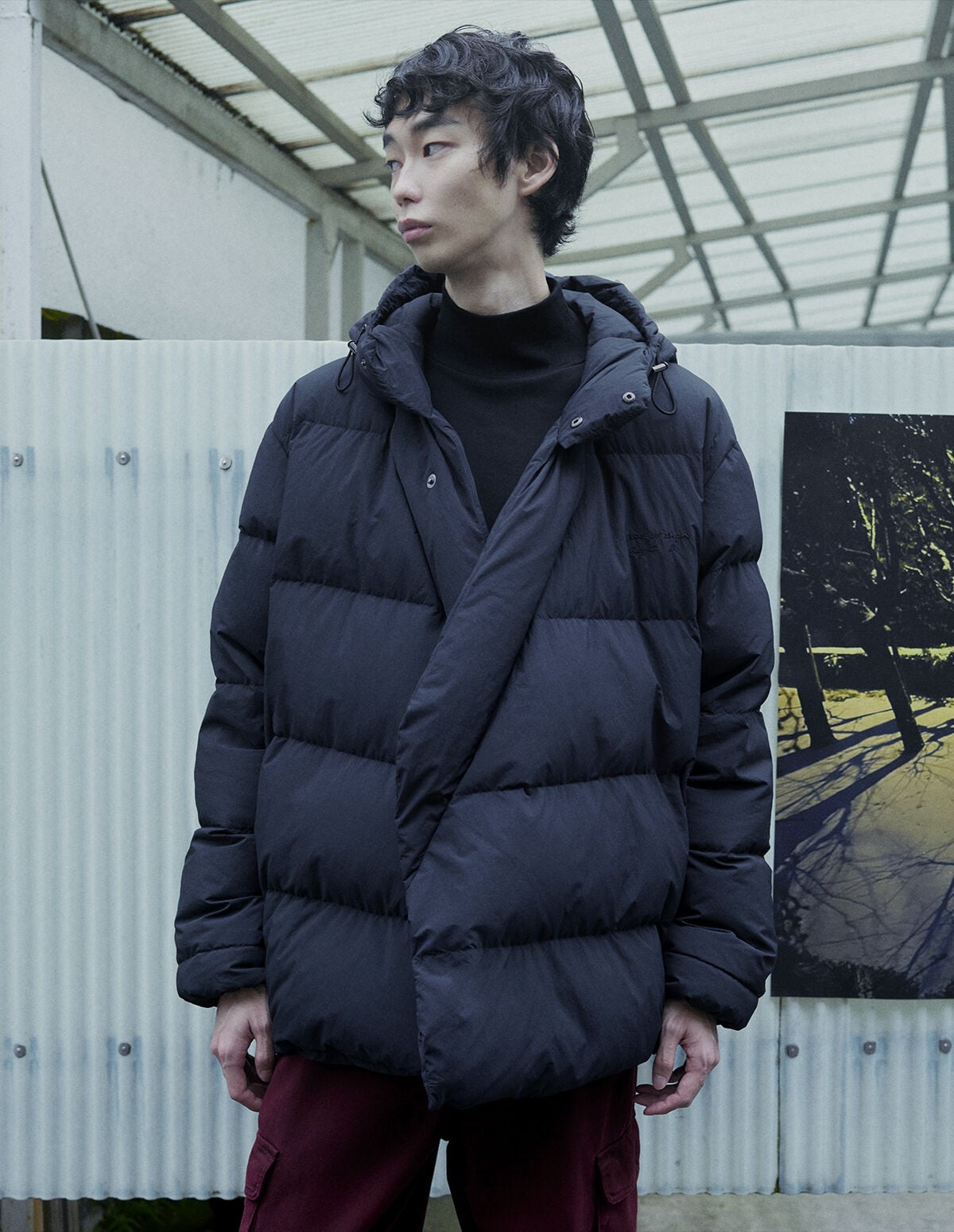 black double-breast Mila jacket